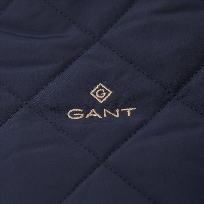 Gant Veste D1 QUILTED WINDCHEATER VEST 7006224 EVENING BLUE